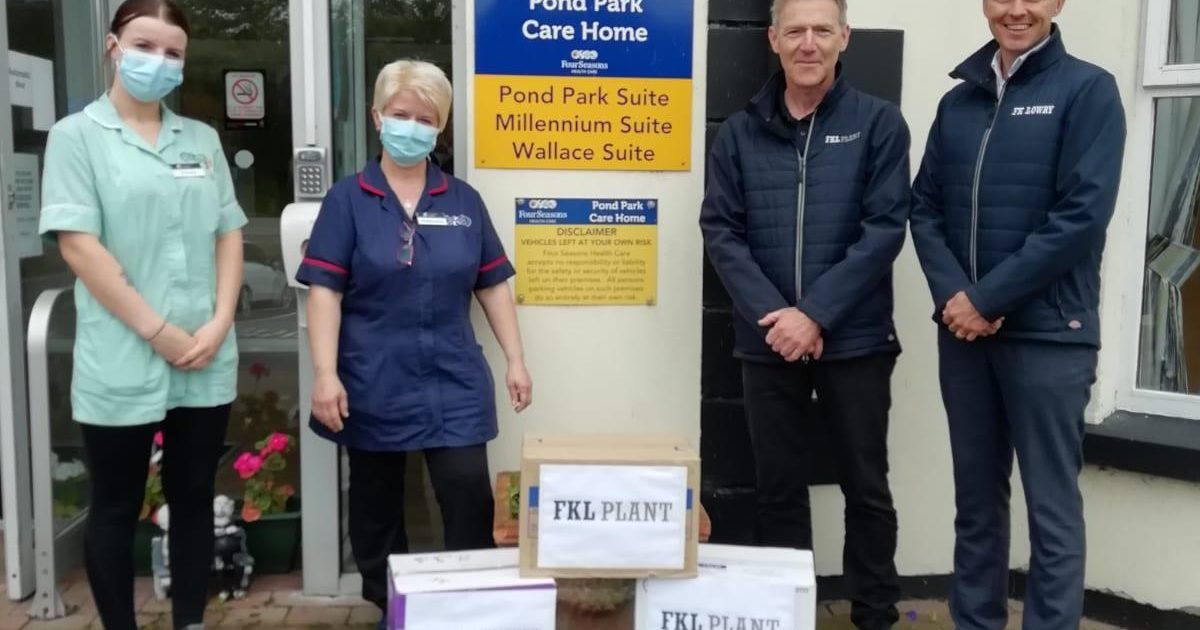 FK Lowry FK Lowry donates much needed PPE to local nursing home