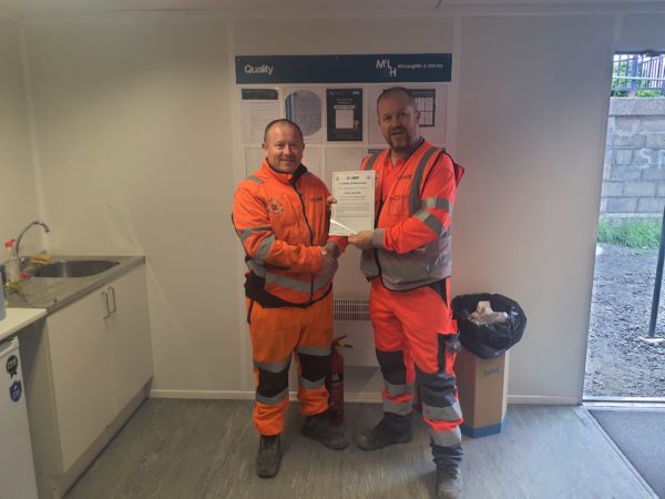 Conordonnelly fklowry piling construction award safety