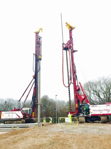 FK Lowry carries out Preliminary Trial Piling for new Roads Scheme