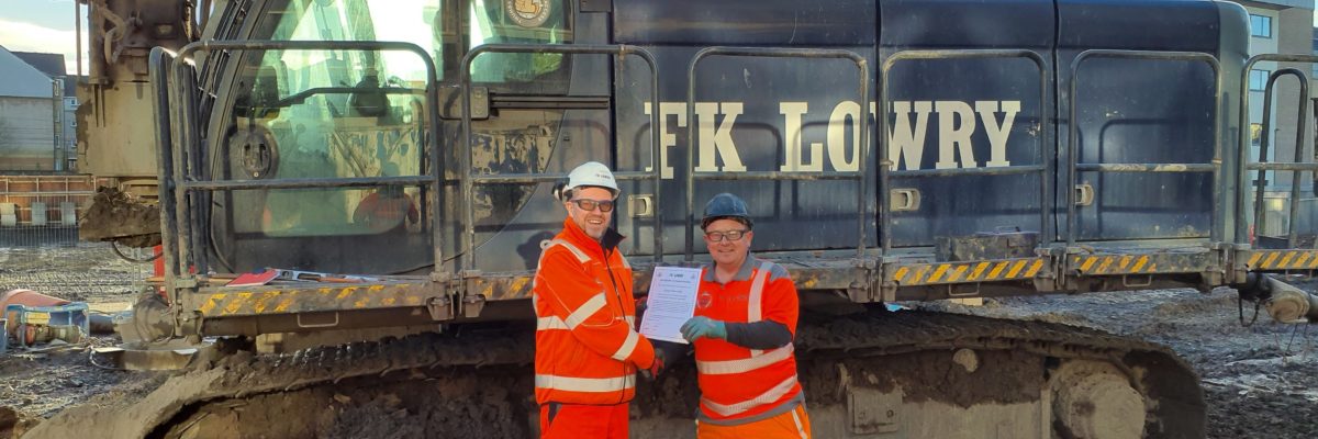 Fklowry hseq safety piling award staysafe